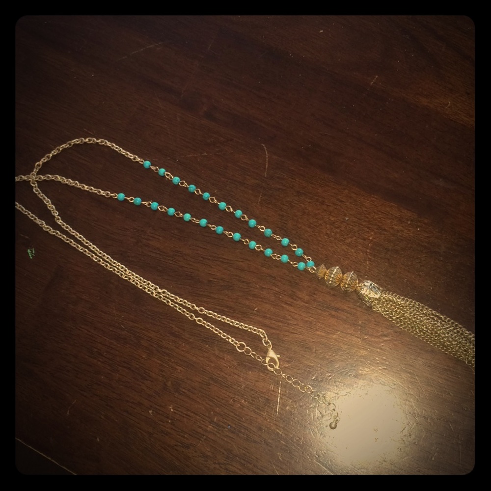 DaVinci Lead and Nickel long necklace